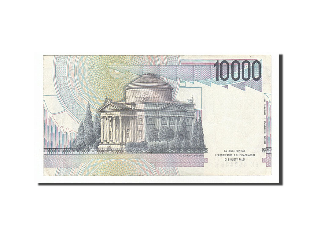 Banknote, Italy, 10,000 Lire, 1984, 1984-09-03, EF(40-45)