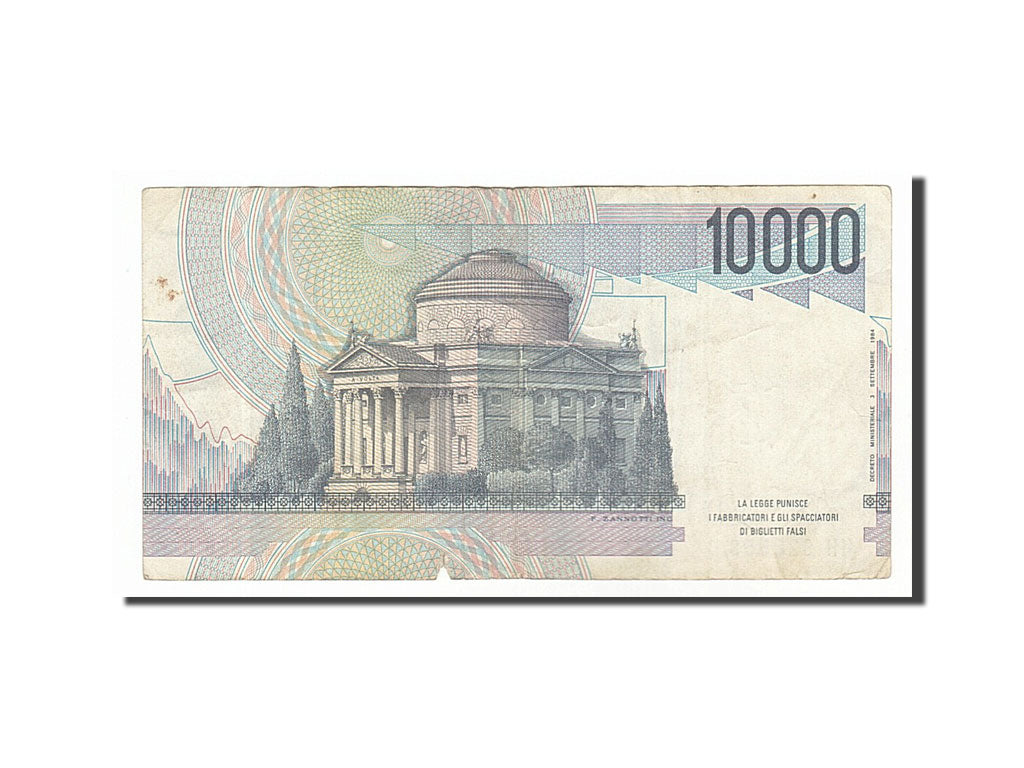 Banknote, Italy, 10,000 Lire, 1984, 1984-09-03, VF(20-25)