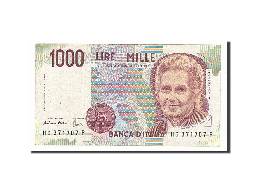 Banknote, Italy, 1000 Lire, 1990, VF(30-35)