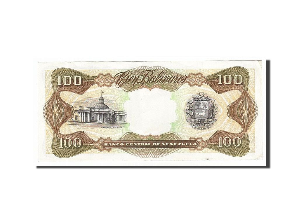 Banknote, Venezuela, 100 Bolivares, 1998, 1998-10-13, AU(50-53)