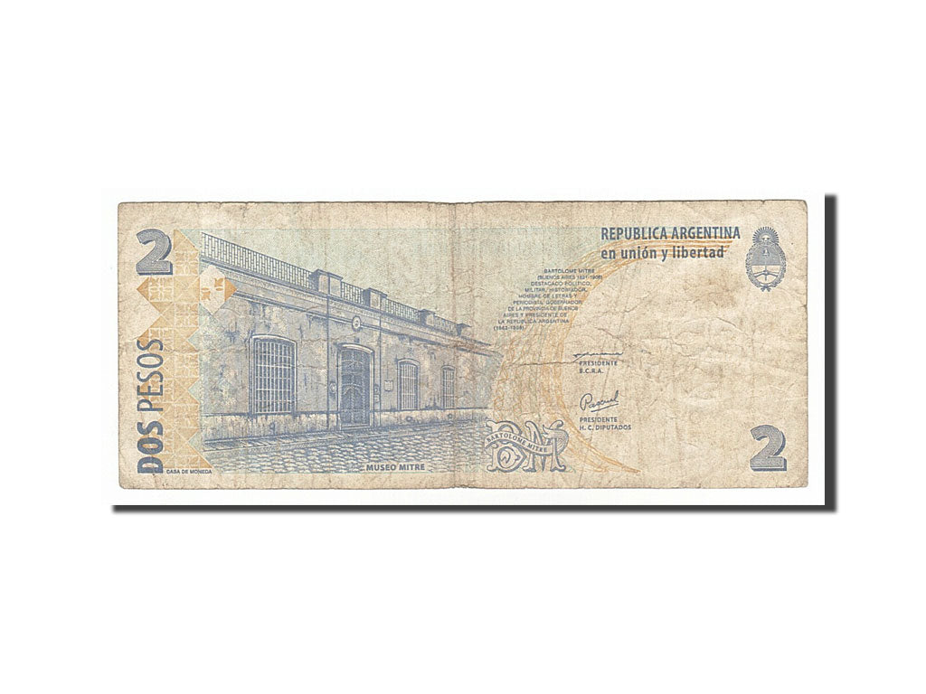 Geldschein, Argentinien, 2 Pesos, 1997, S