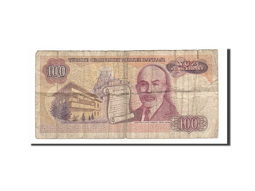 Banknote, Turkey, 100 Lira, 1984, F(12-15)