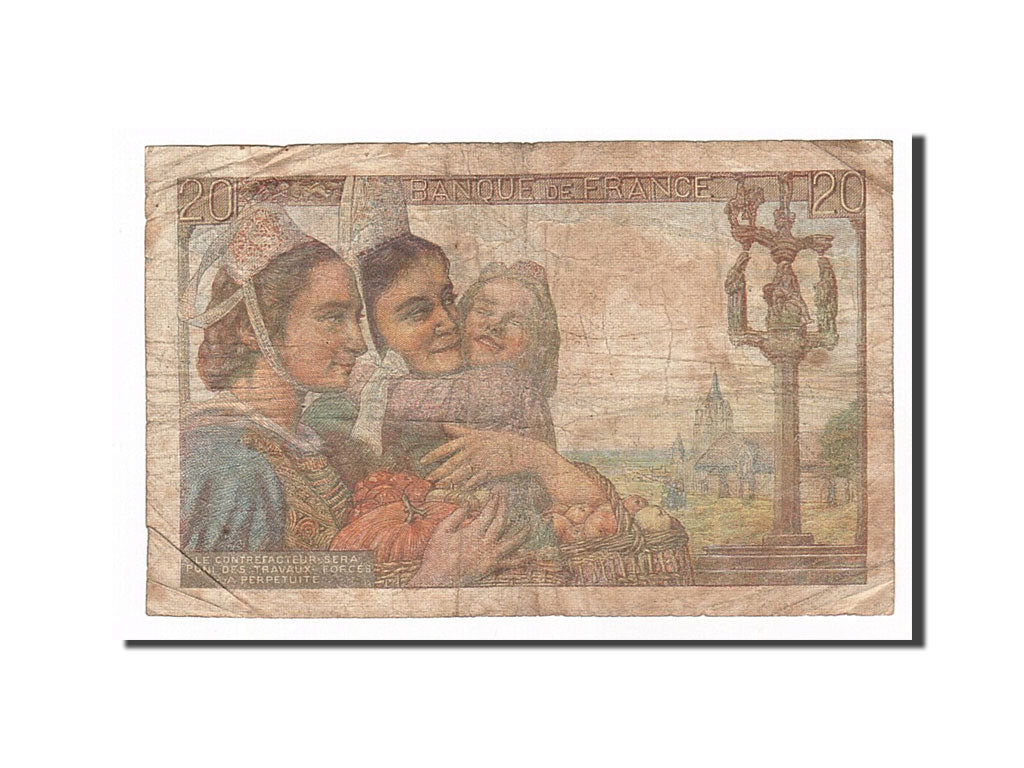 Billet, France, 20 Francs, 20 F 1942-1950 ''Pêcheur'', 1948, 1948-10-14, B