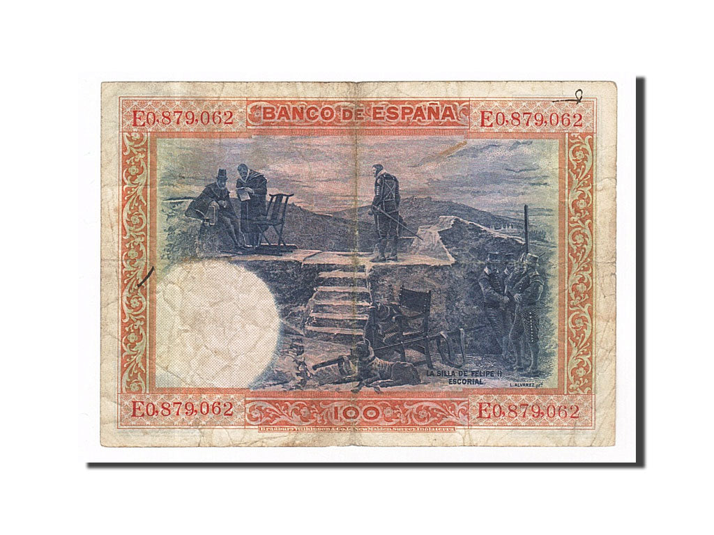 Banknote, Spain, 100 Pesetas, 1925, 1925-07-01, VF(20-25)