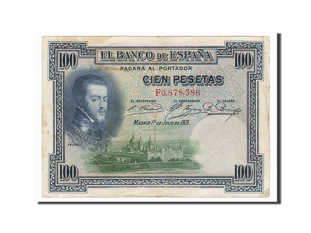 Billete, 100 Pesetas, 1925, España, 1925-07-01, MBC