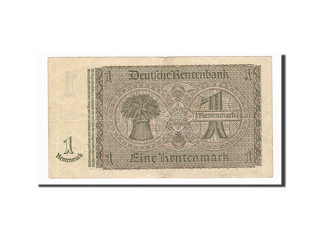 Banknote, Germany, 1 Rentenmark, 1937, 1937-01-30, EF(40-45)