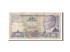 Banknote, Turkey, 1000 Lira, 1986, F(12-15)