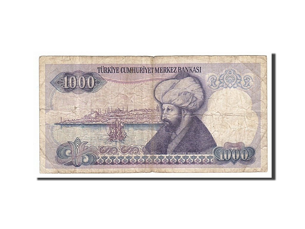 Banknote, Turkey, 1000 Lira, 1986, F(12-15)