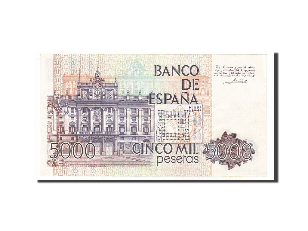 Banknote, Spain, 5000 Pesetas, 1979, 1979-10-23, AU(55-58)