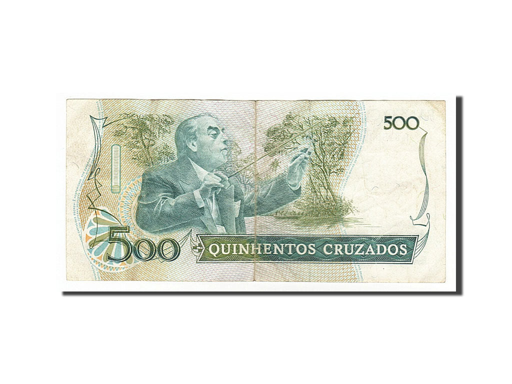 Banknote, Brazil, 500 Cruzados, 1987, VF(30-35)
