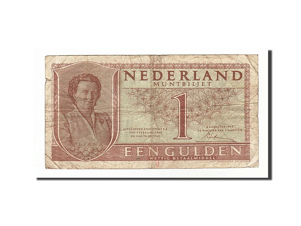 Billete, 1 Gulden, 1949, Países Bajos, 1949-08-08, BC