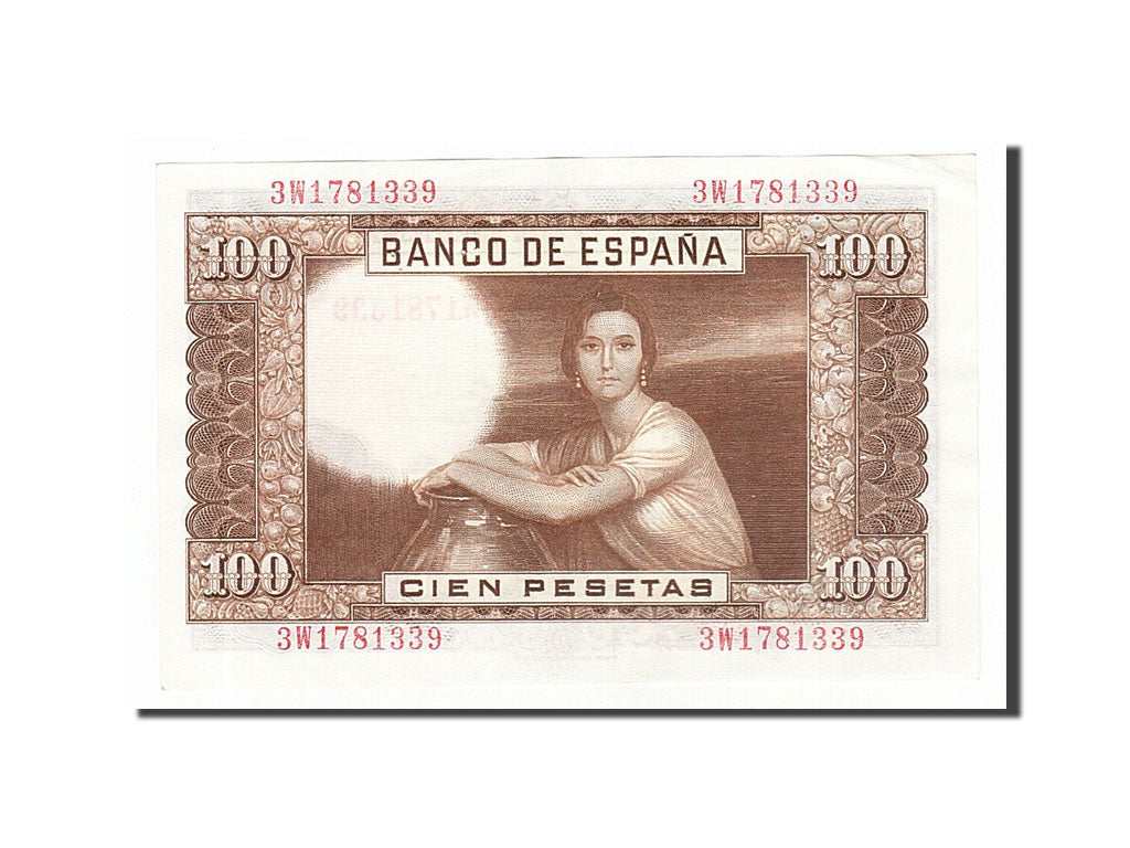 Biljet, Spanje, 100 Pesetas, 1953, 1953-04-07, SUP+