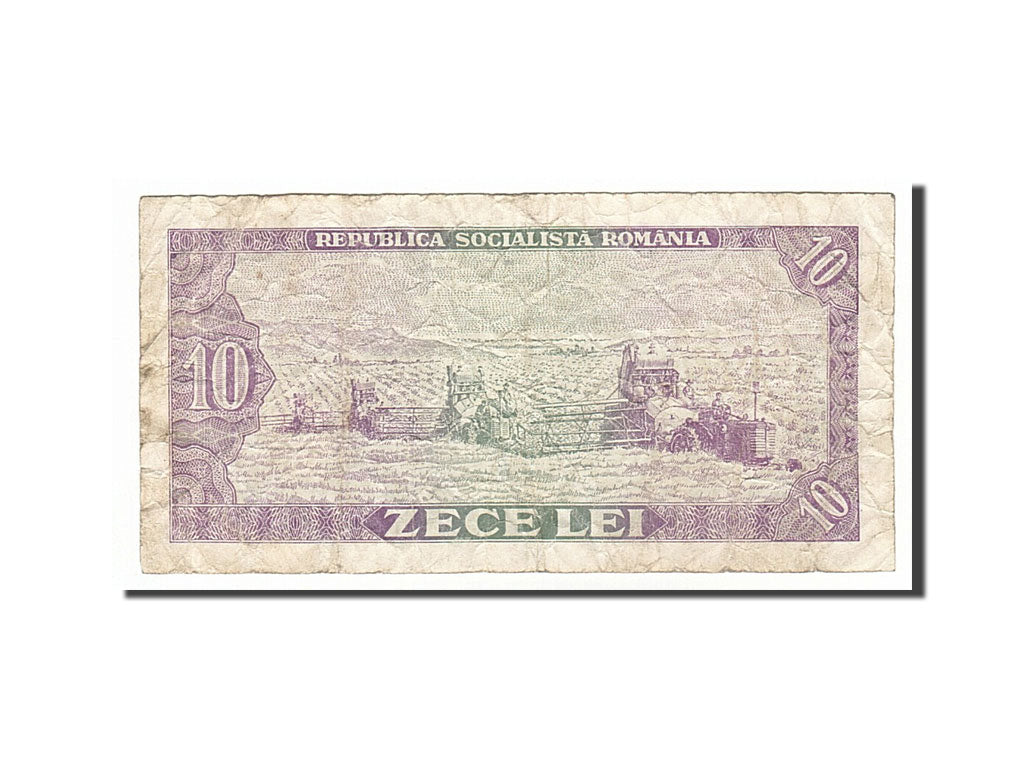 Banknote, Romania, 10 Lei, 1966, VF(20-25)