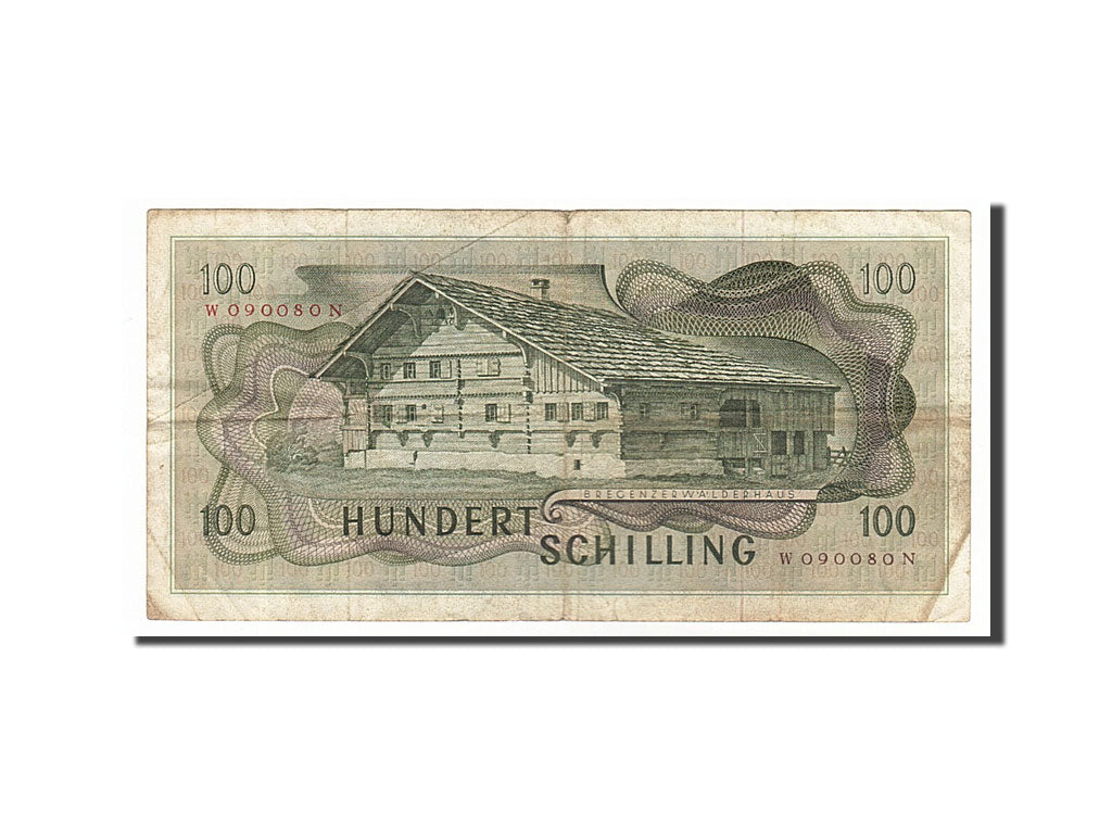 Banknote, Austria, 100 Schilling, 1969, 1969-01-02, VF(20-25)