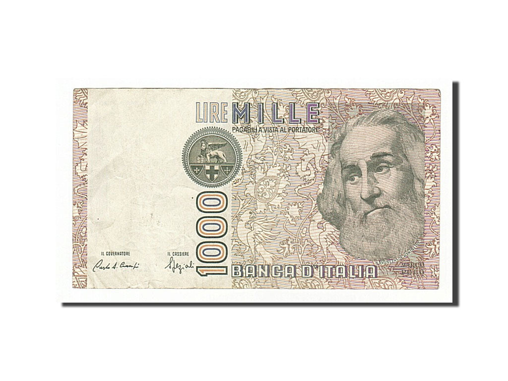 Banknote, Italy, 1000 Lire, 1982, 1982-01-06, EF(40-45)
