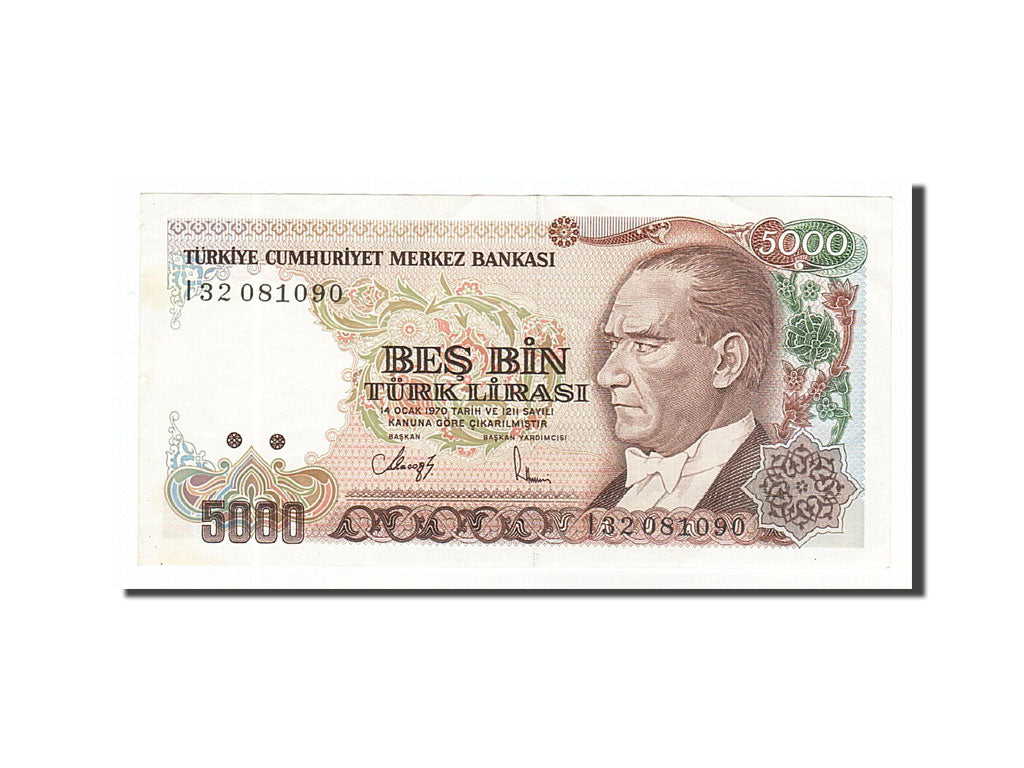 Banconote, Turchia, 5000 Lira, 1985, SPL-