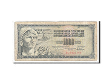 Billet, Yougoslavie, 1000 Dinara, 1978, 1978-08-12, B