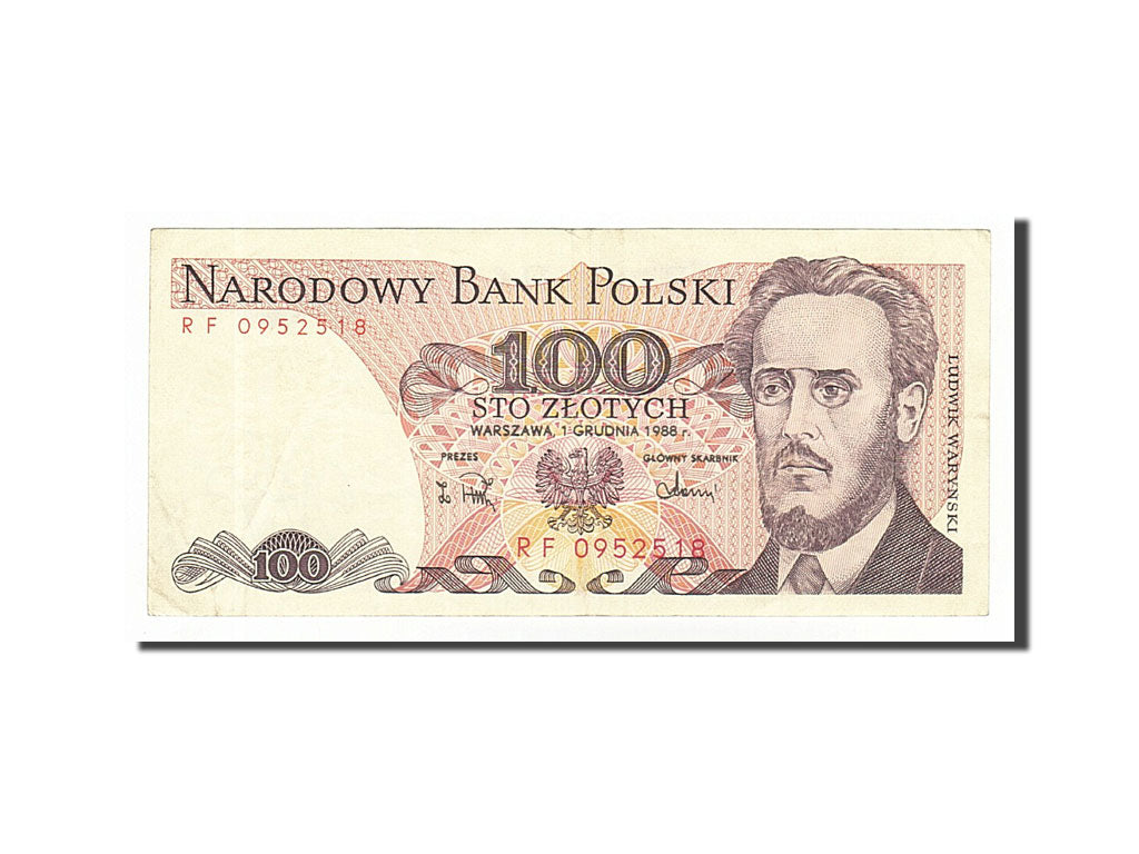 Banknote, Poland, 100 Zlotych, 1988, 1988-05-01, EF(40-45)