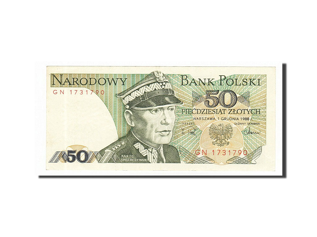 Billet, Pologne, 50 Zlotych, 1988, 1988-12-01, SUP