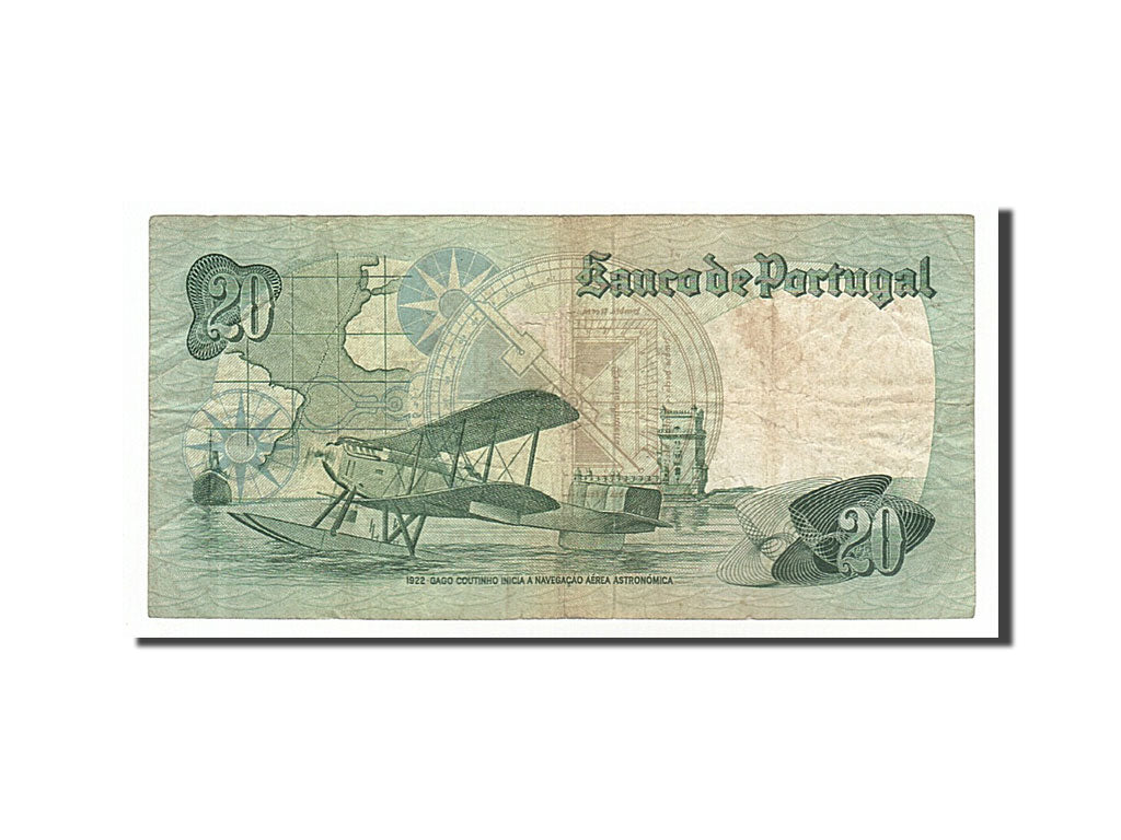 Banknote, Portugal, 20 Escudos, 1978, 1978-10-04, VF(20-25)