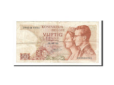 Banconote, Belgio, 50 Francs, 1966, 1966-05-16, MB