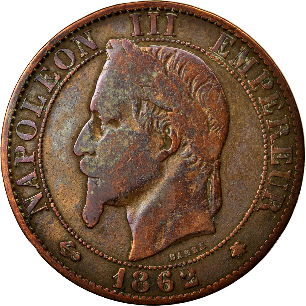 Coin, France, Napoleon III, Napoléon III, 5 Centimes, 1862, Paris, VF(20-25)