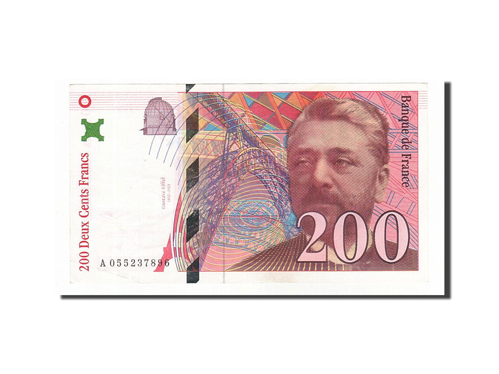 Banknote, France, 200 Francs, 200 F 1995-1999 ''Eiffel'', 1997, EF(40-45)