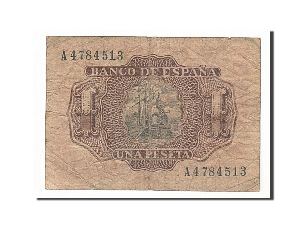 Billete, 1 Peseta, 1953, España, 1953-07-22, RC+
