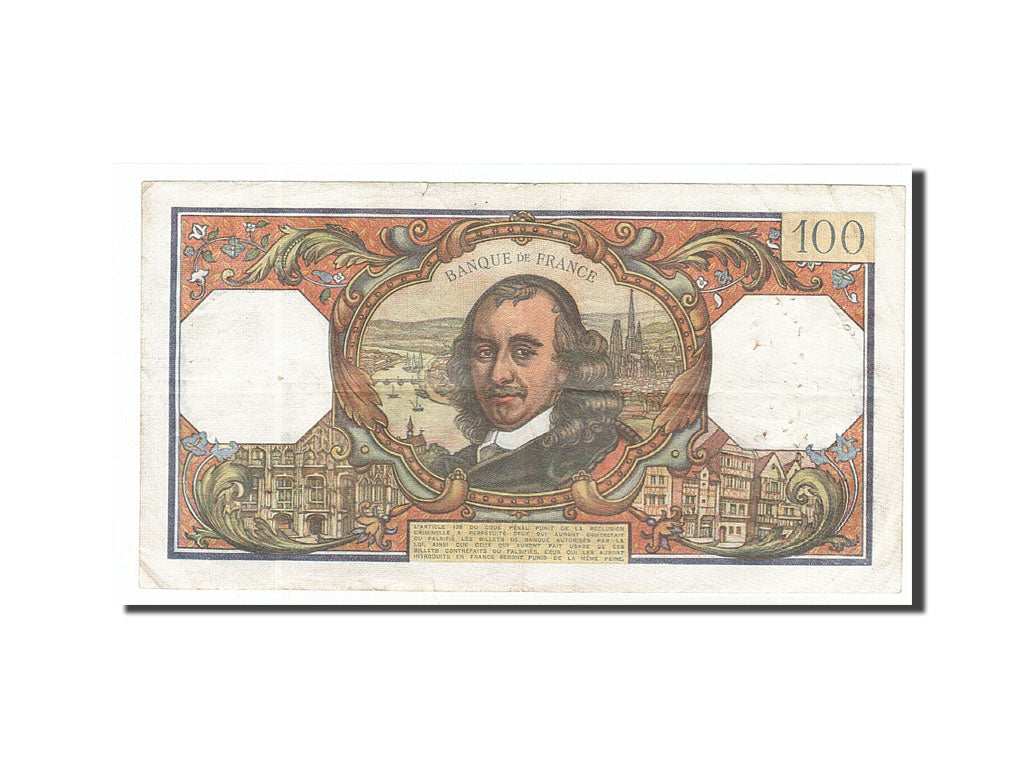 Biljet, Frankrijk, 100 Francs, 100 F 1964-1979 ''Corneille'', 1968, 1968-01-04