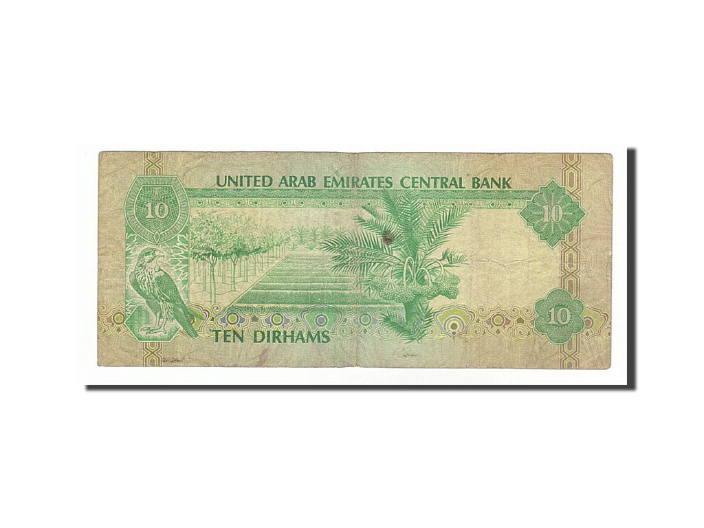 Billet, United Arab Emirates, 10 Dirhams, 1982, TB