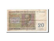 Banknote, Belgium, 20 Francs, 1956, 1956-04-03, VF(20-25)