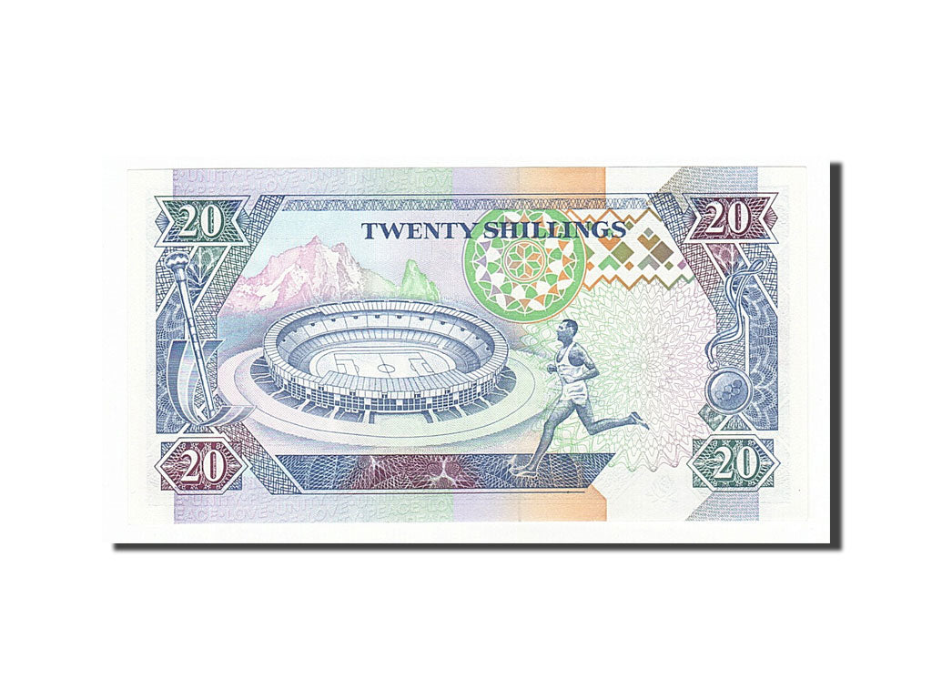 Banknote, Kenya, 20 Shillings, 1993, 1993-09-14, UNC(65-70)