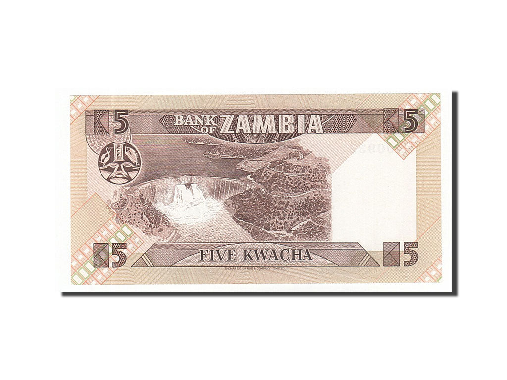 Banknote, Zambia, 5 Kwacha, 1988, UNC(65-70)