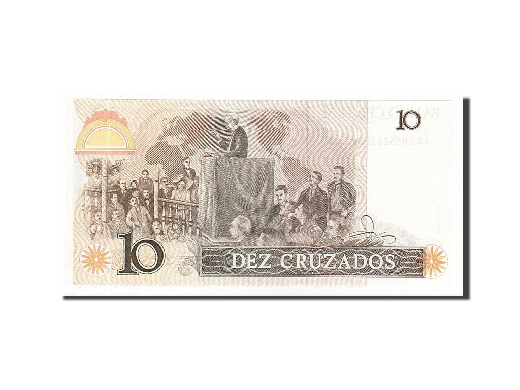 Banknote, Brazil, 10 Cruzados, 1986, UNC(65-70)