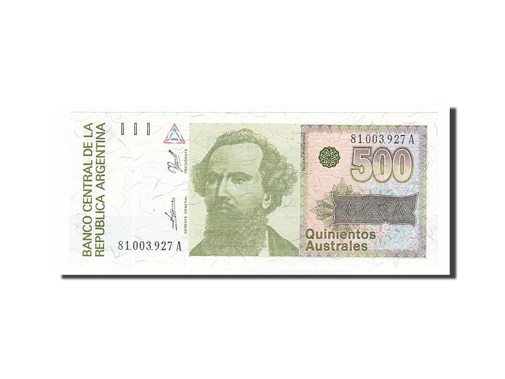 Banknot, Argentina, 500 Australes, 1990, UNC(65-70)