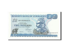 Geldschein, Simbabwe, 2 Dollars, 1983, UNZ
