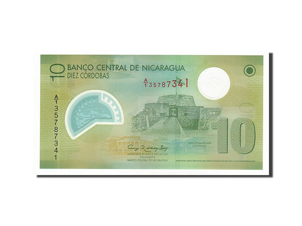Billete, 10 Cordobas, 2007, Nicaragua, 2007-09-12, UNC