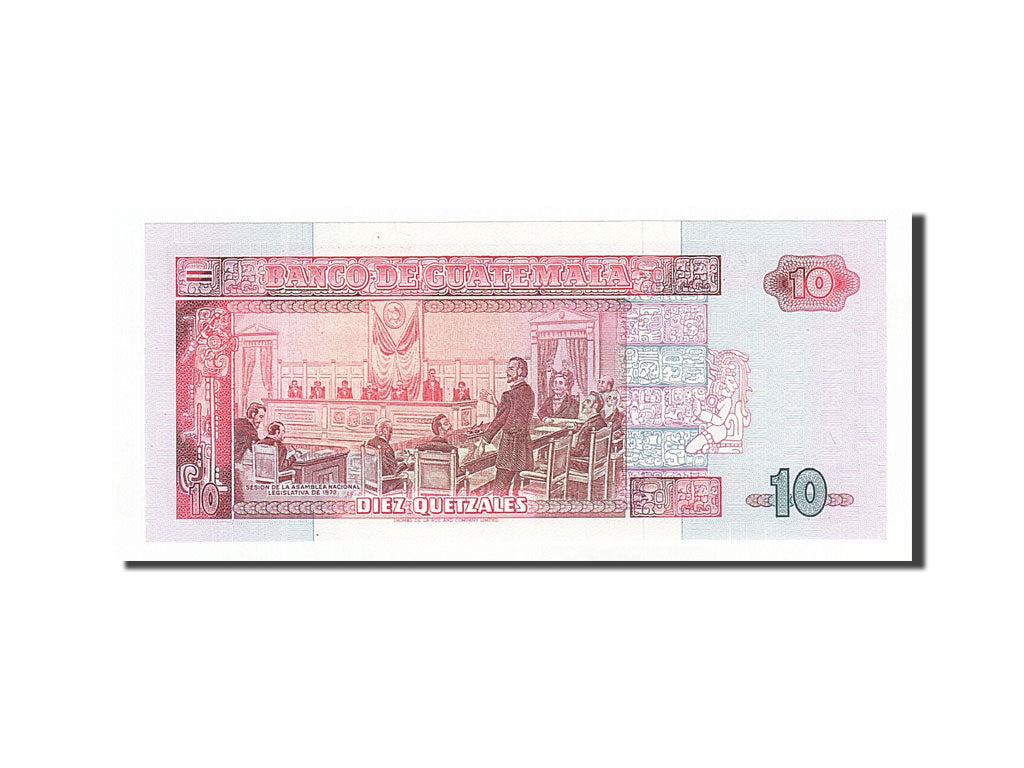 Banknote, Guatemala, 10 Quetzales, 1990, 1990-01-03, UNC(65-70)