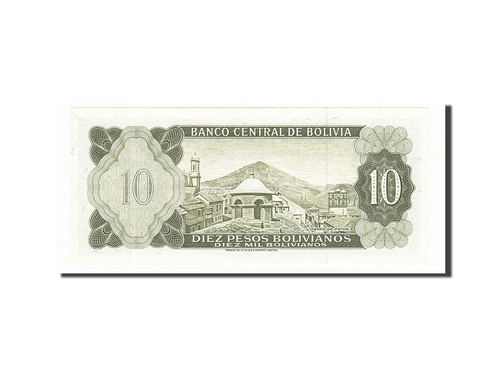 Banknote, Bolivia, 10 Pesos Bolivianos, 1962, 1962-07-13, UNC(65-70)