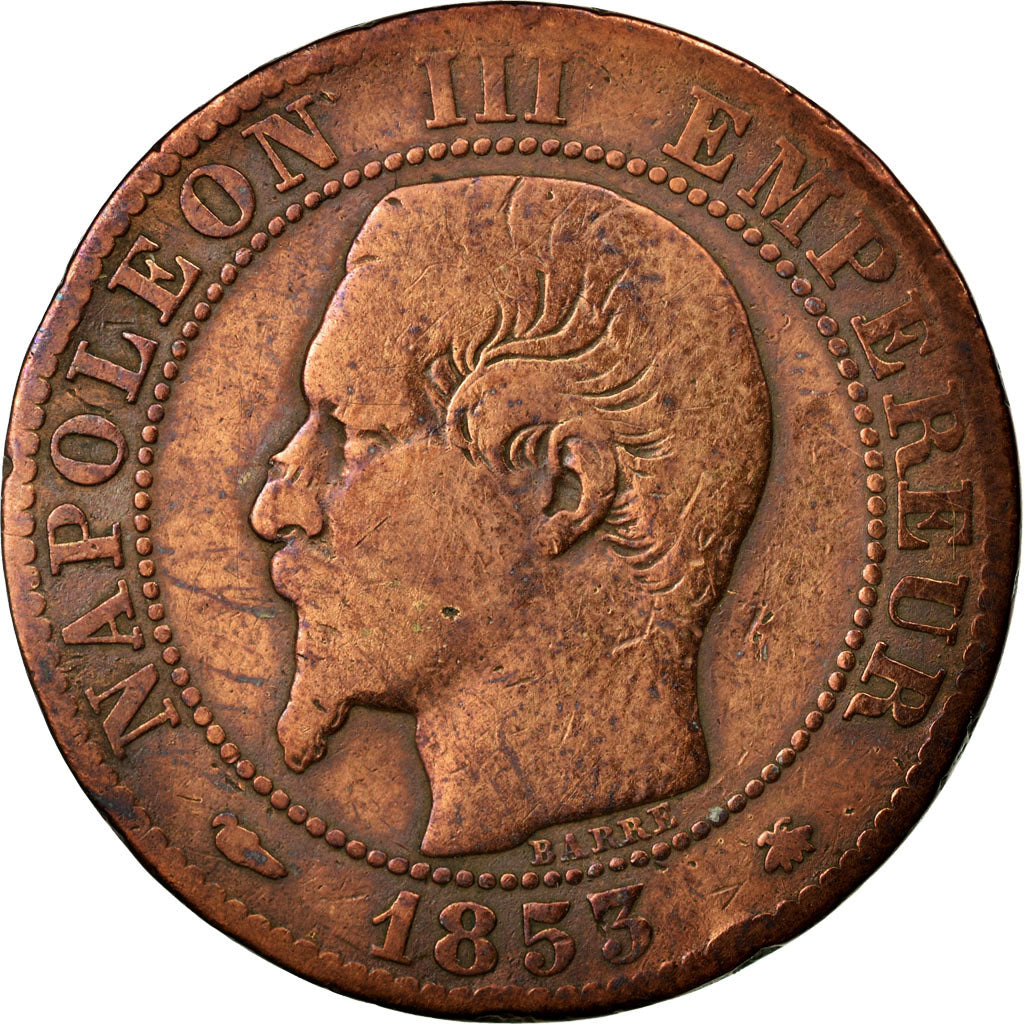 Coin, France, Napoleon III, Napoléon III, 5 Centimes, 1853, Strasbourg