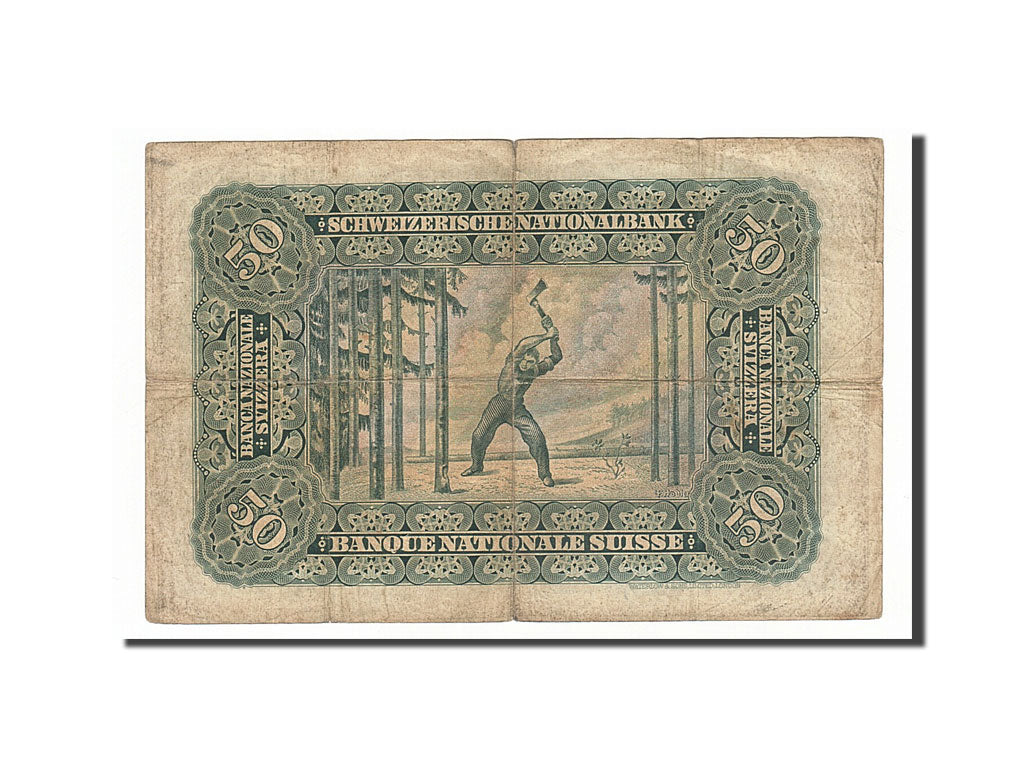 Geldschein, Schweiz, 50 Franken, 1930, 1930-09-16, S