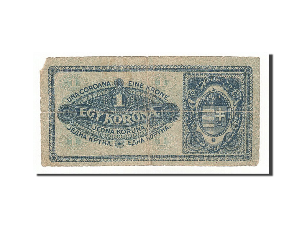 Banknot, Węgry, 1 Korona, 1920, 1920-01-01, VF(20-25)
