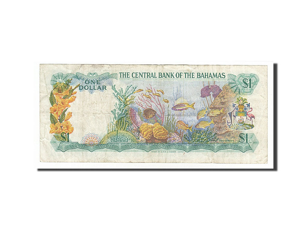 Banconote, Bahamas, 1 Dollar, 1974, BB