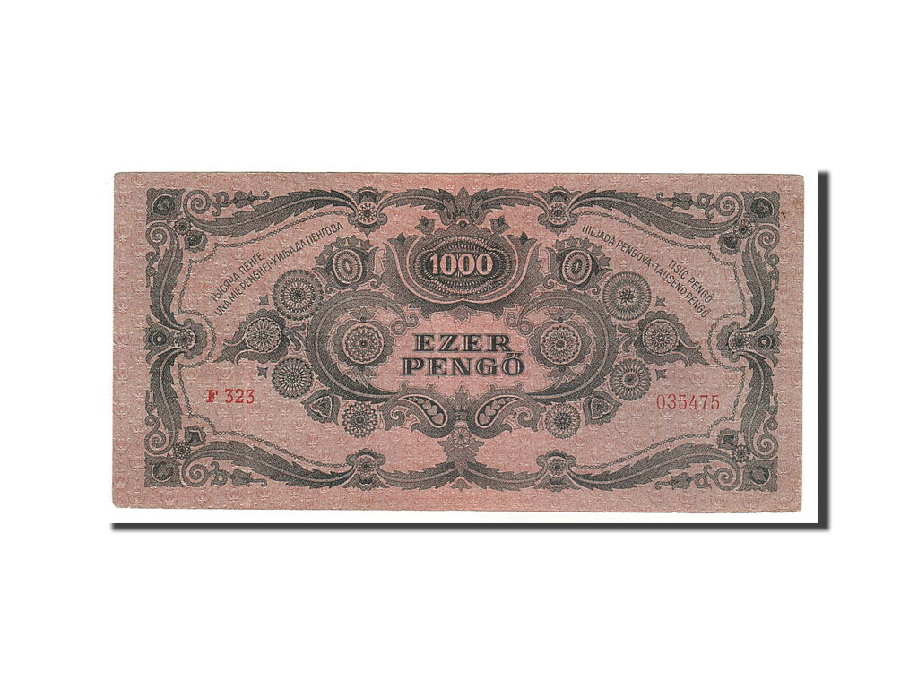 Banknote, Hungary, 1000 Pengö, 1945, 1945-07-15, EF(40-45)