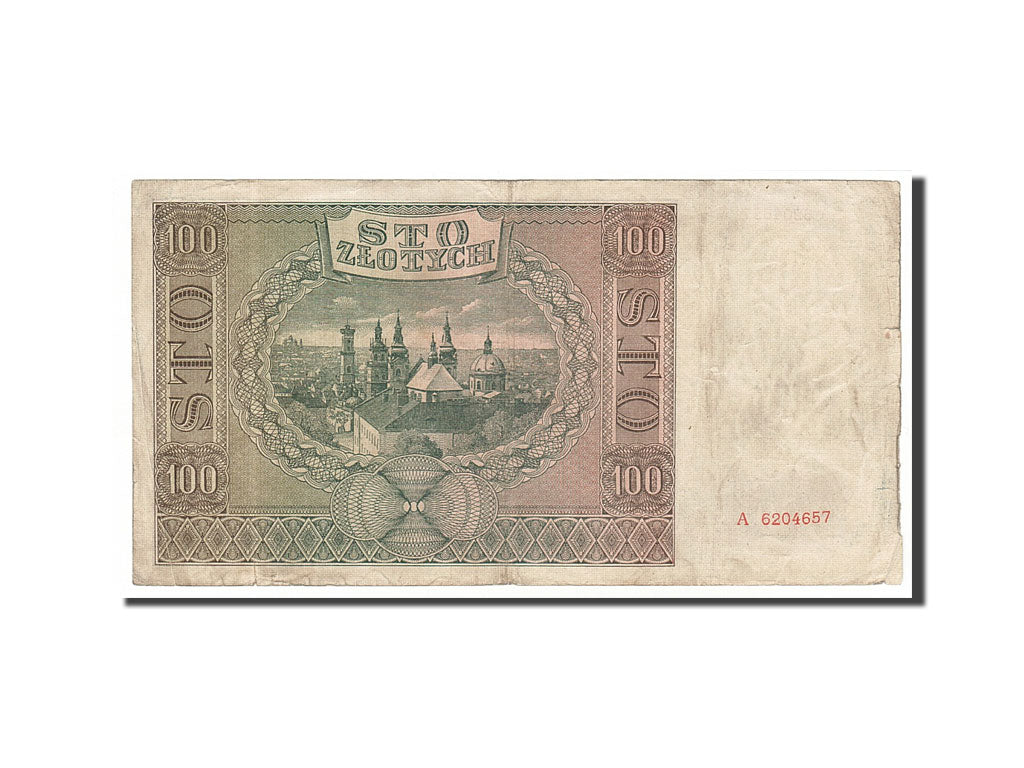 Banknote, Poland, 100 Zlotych, 1941, 1941-08-01, EF(40-45)