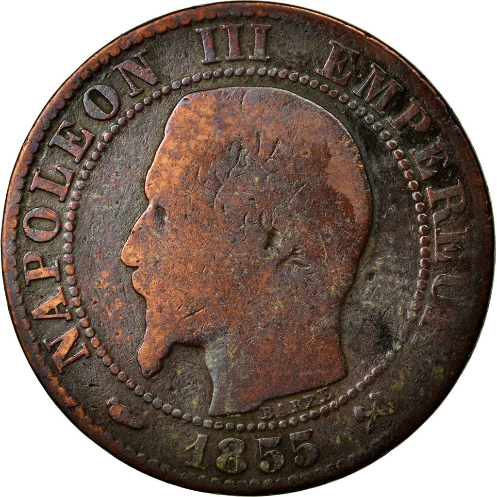 Münze, Frankreich, Napoleon III, Napoléon III, 5 Centimes, 1855, Rouen, SGE