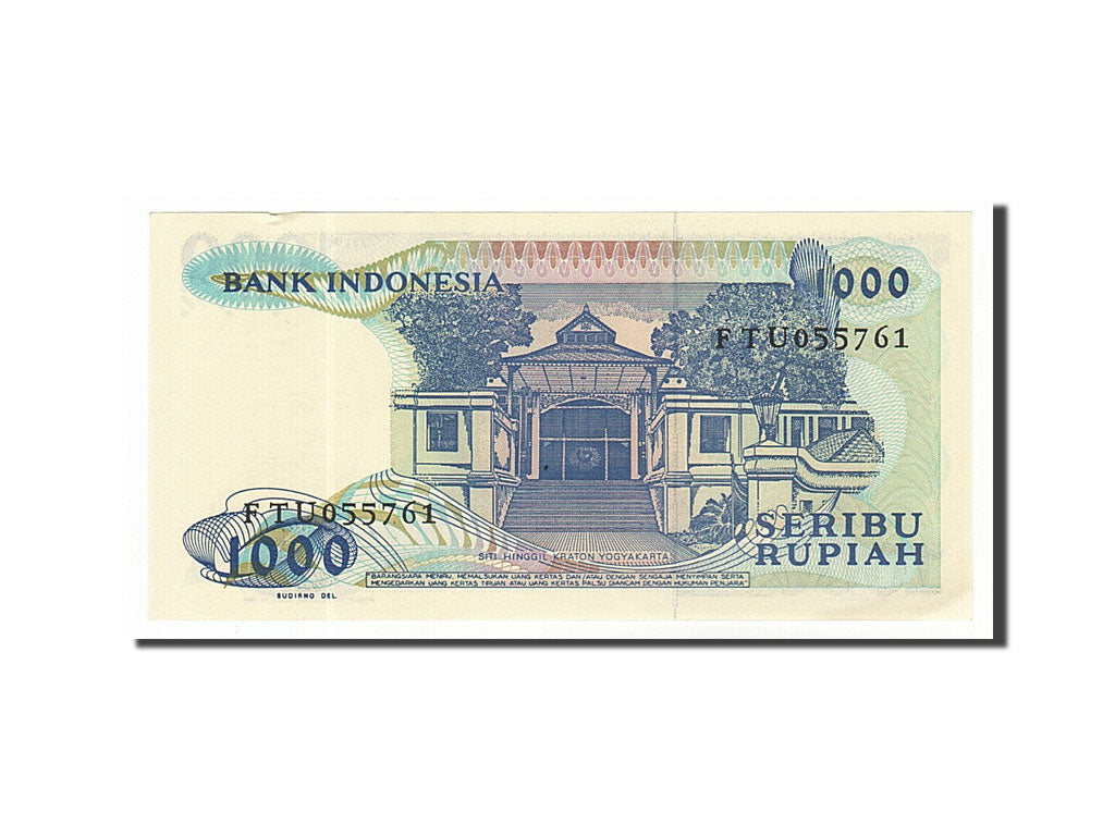 Banconote, Indonesia, 1000 Rupiah, 1987, SPL