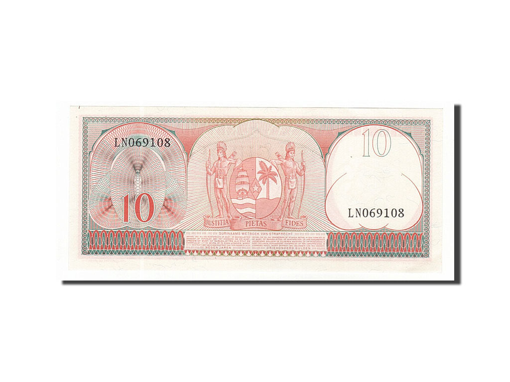 Billete, 10 Gulden, 1963, Surinam, 1963-09-01, SC