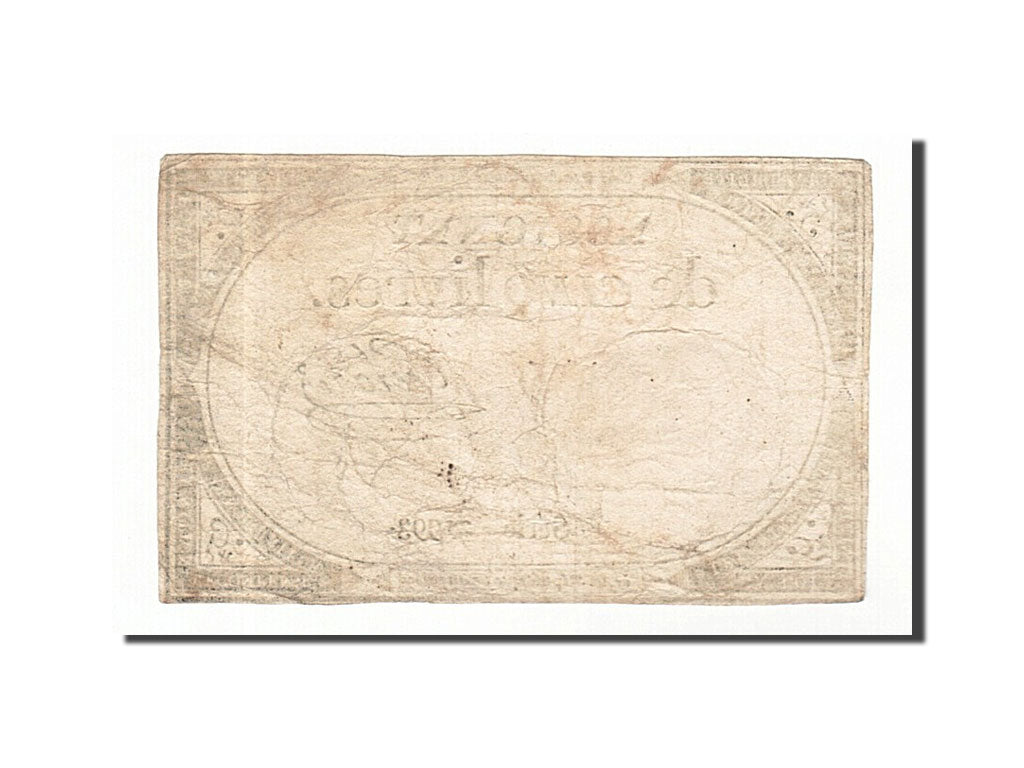 Banknote, France, 5 Livres, 1793, GÃ©rard, VF(20-25), KM:A76, Lafaurie:171
