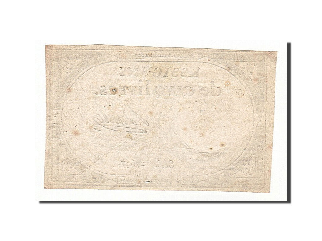 Banknote, France, 5 Livres, 1793, Busier, EF(40-45), KM:A76, Lafaurie:171